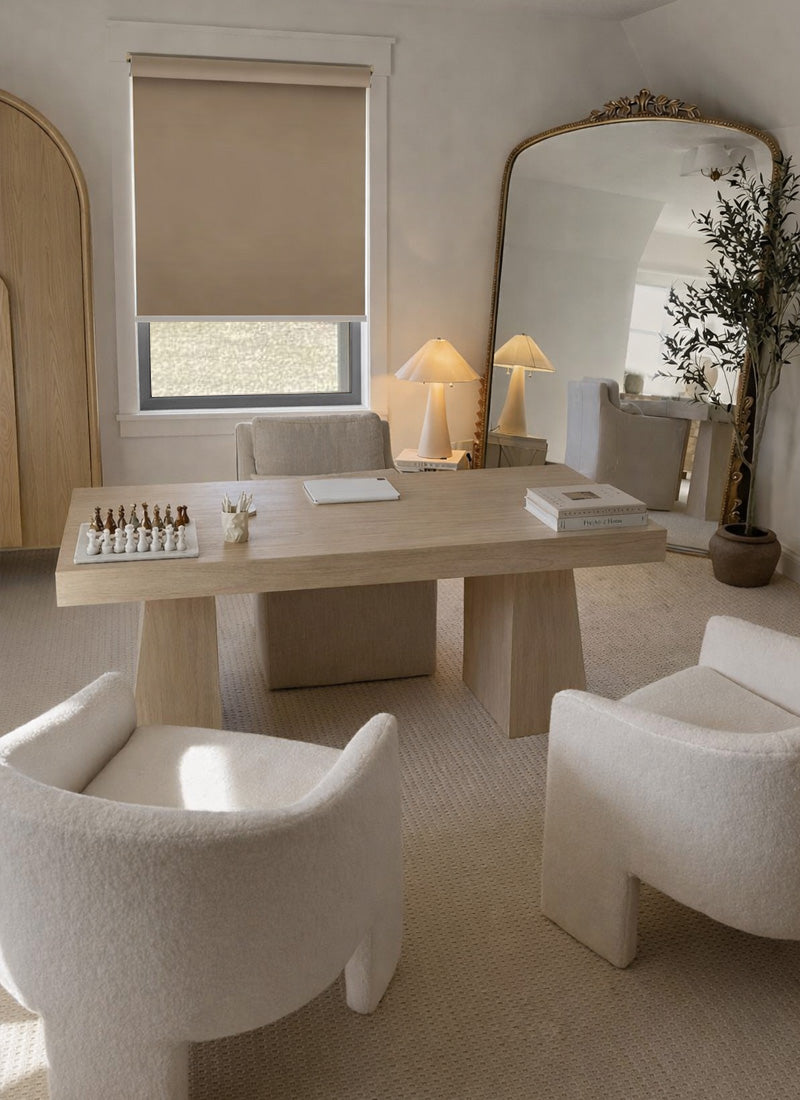 Heavy-Duty Double-Sided Waterproof Shade - Extra Thick Blackout Fabric -Mold & Condensation Proof for High Humidity Areas