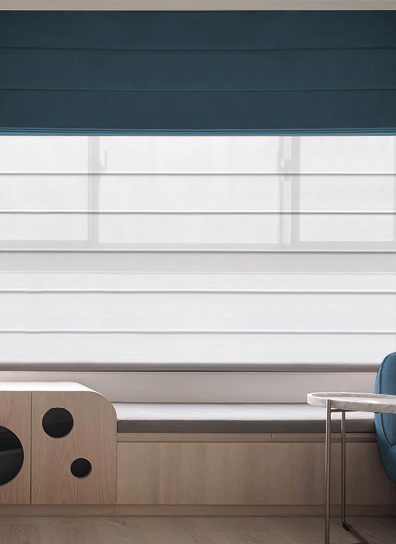 ‌Perfect Darkness Drapery Art‌-Ultimate Blackout Roman Shades