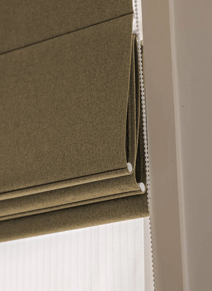 ‌Perfect Darkness Drapery Art‌-Ultimate Blackout Roman Shades