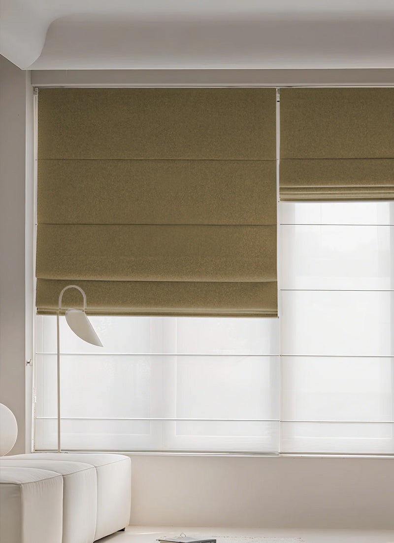 ‌Perfect Darkness Drapery Art‌-Ultimate Blackout Roman Shades