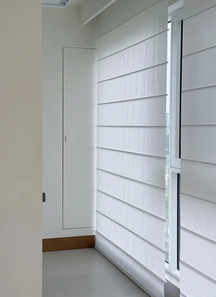 Stylish Half Blackout Roman Drapes for Contemporary Living Spaces