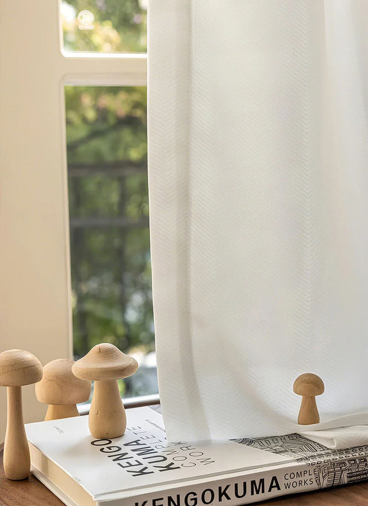 Semi Sheer Curtain and Drape for Living Room