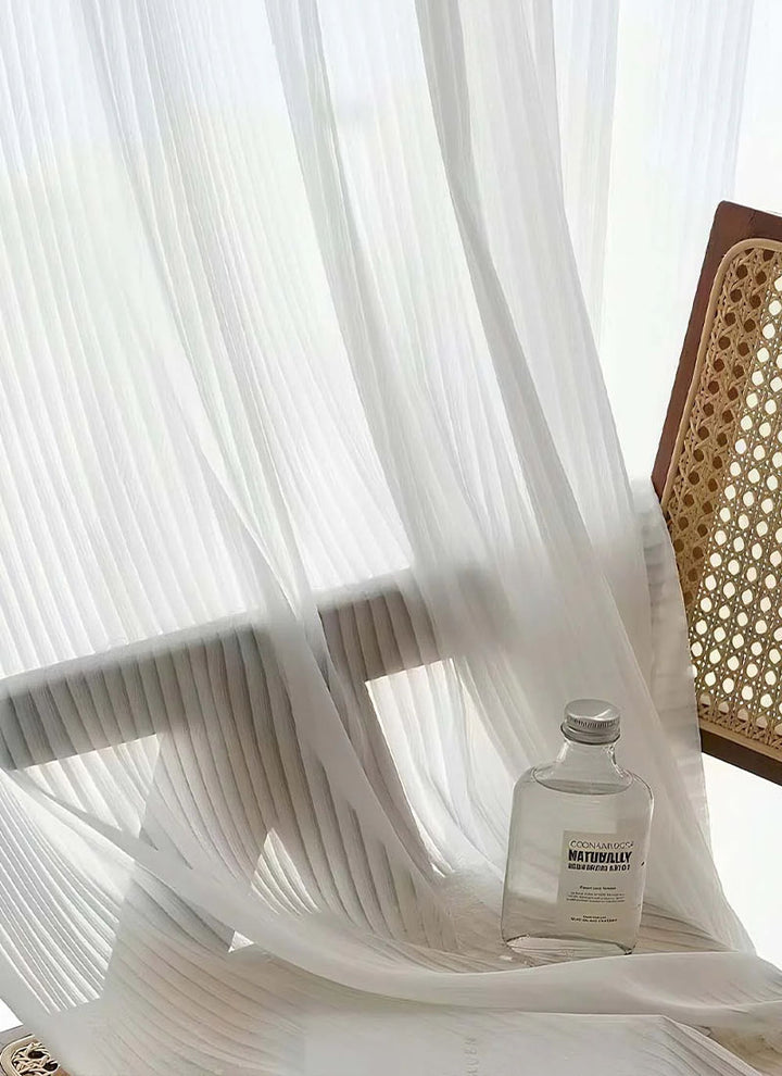 Semi Sheer Curtain and Drape for Living Room