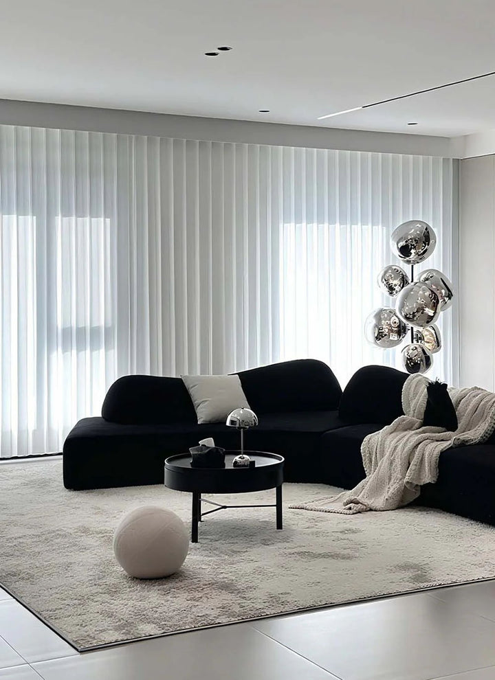 Semi Sheer Curtain and Drape for Living Room