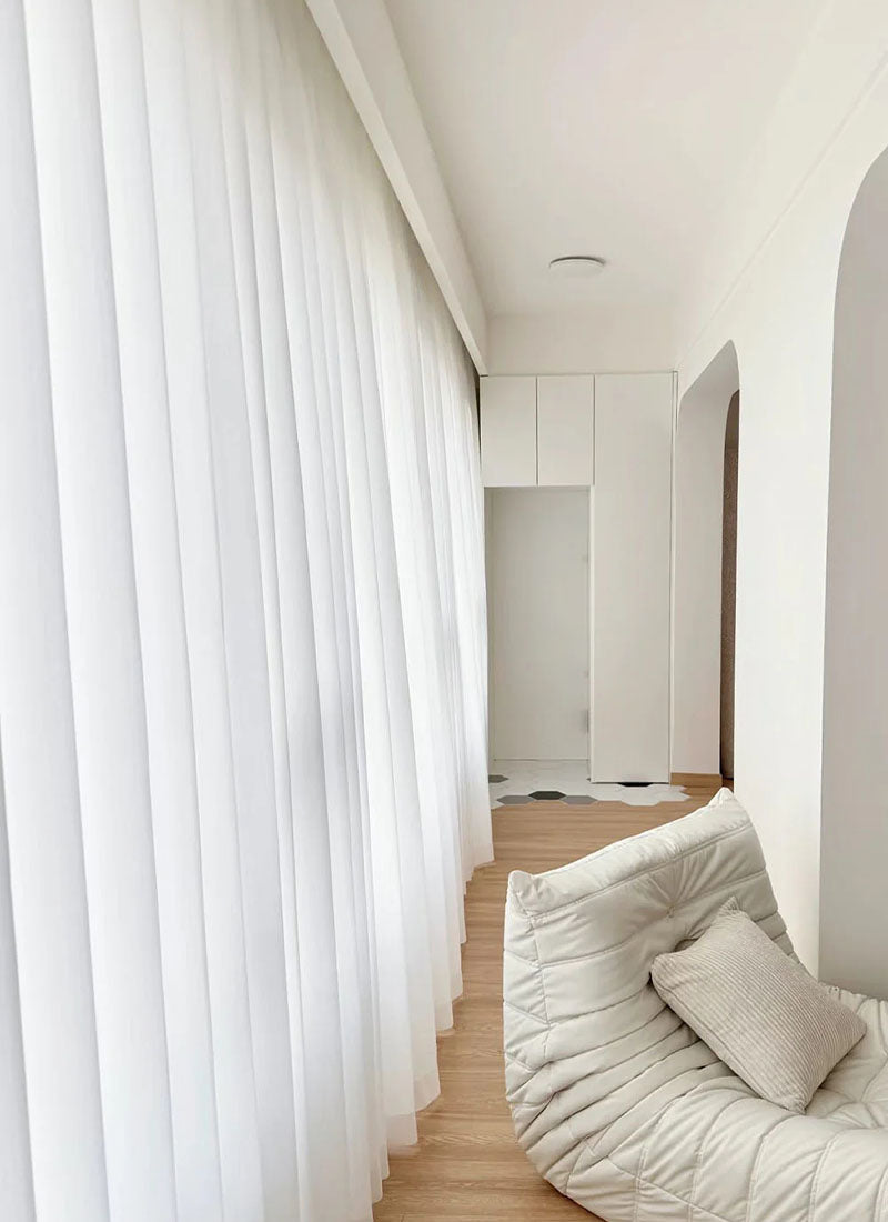 Semi Sheer Curtain and Drape for Living Room