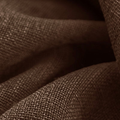 Chocolate Brown｜Linen curtain fabric sample｜DDM-16