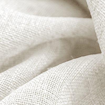 Pure White｜Linen curtain fabric sample｜DDM-1