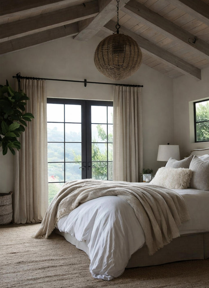 Modern Colorful Linen Curtains for a Bright, Vibrant Home Décor