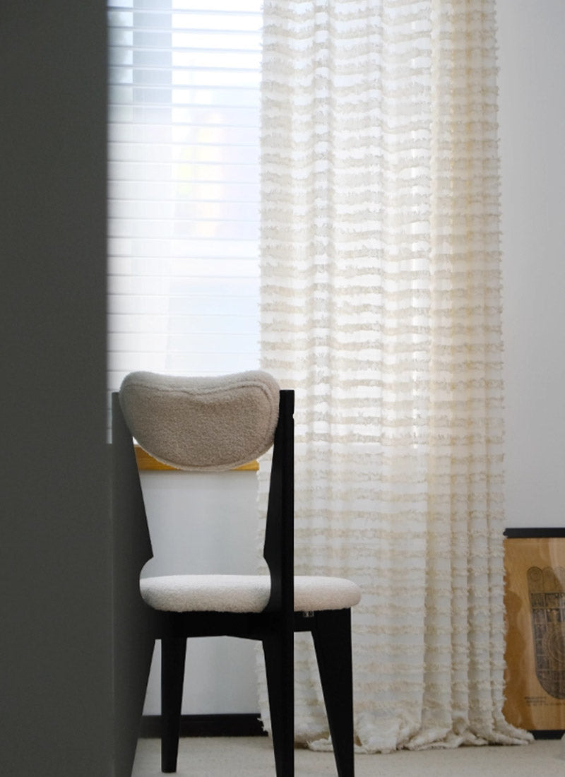 ‌Tassel Curtains｜Sheer Drapes for French Doors & Windows