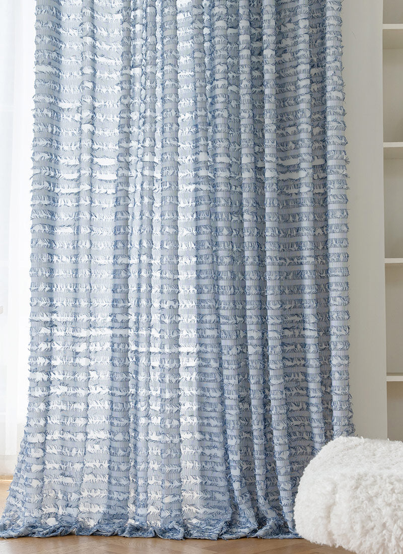‌Tassel Curtains｜Sheer Drapes for French Doors & Windows
