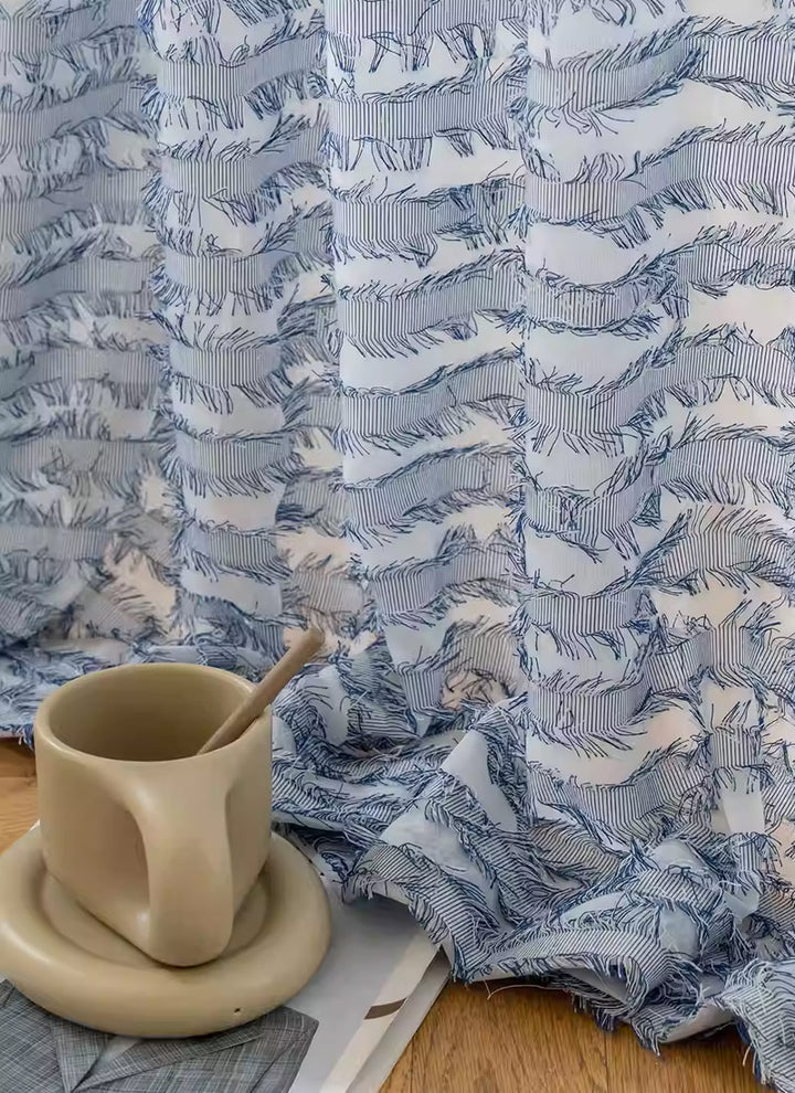 ‌Tassel Curtains｜Sheer Drapes for French Doors & Windows