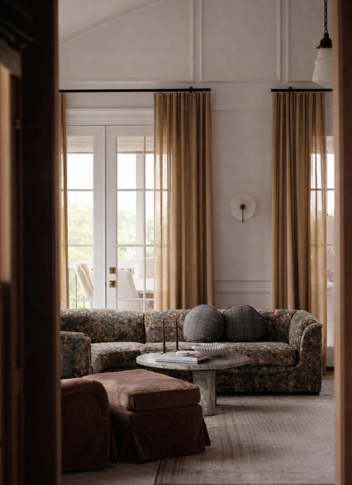 Modern Colorful Linen Curtains for a Bright, Vibrant Home Décor