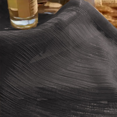 Black Flowing ｜Sheer curtain fabric sample
