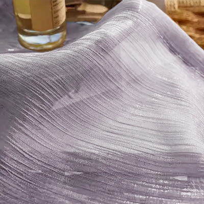 Purple Flowing｜Sheer curtain fabric sample