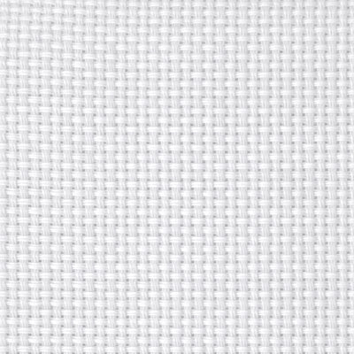 White sheer curtain fabric with a fine woven texture, close-up view