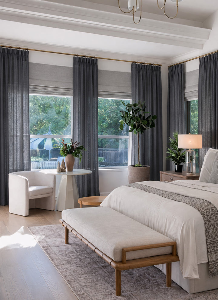 Custom Linen Curtains - Eco Friendly Drapes
