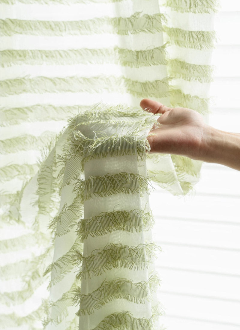 ‌Tassel Curtains｜Sheer Drapes for French Doors & Windows