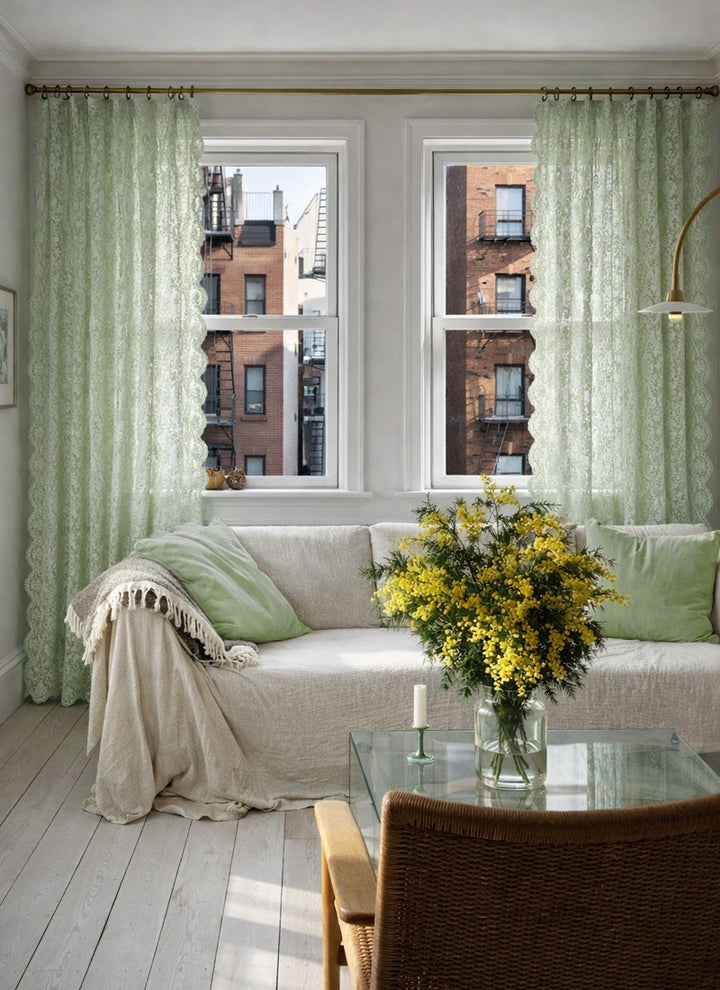 Antique French Lace Curtains