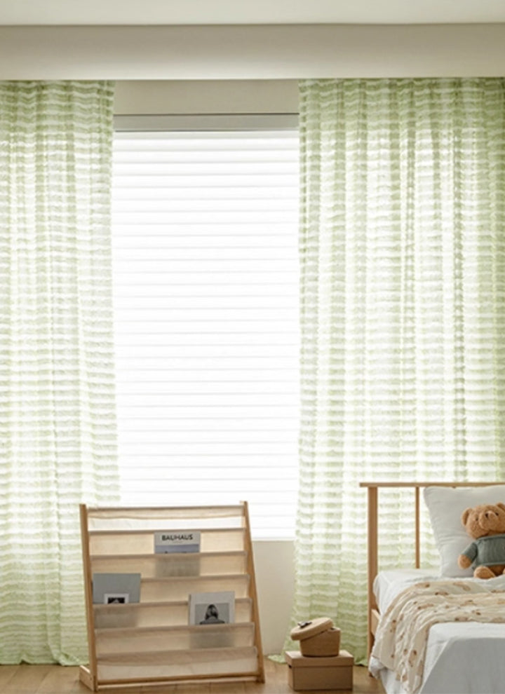 ‌Tassel Curtains｜Sheer Drapes for French Doors & Windows