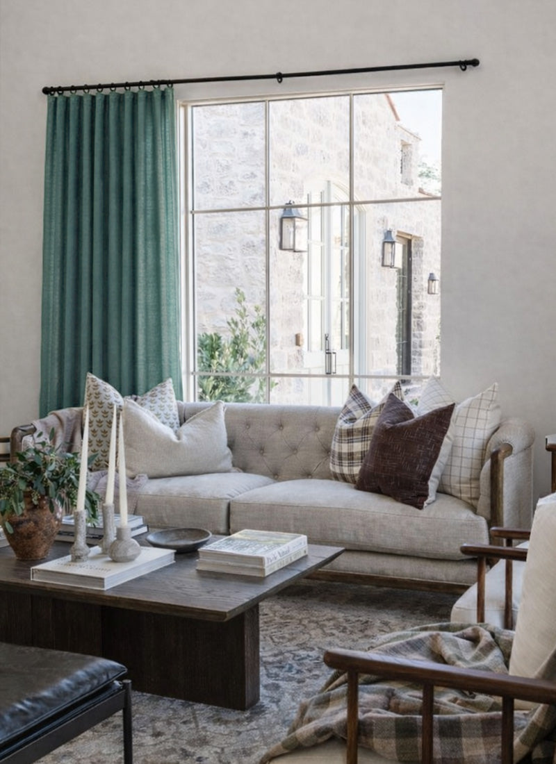 Modern Colorful Linen Curtains for a Bright, Vibrant Home Décor