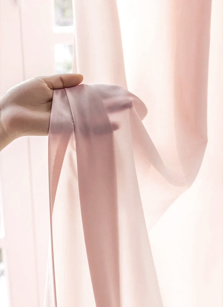 French Sheer Drapes Sheer Curtain for Living Room