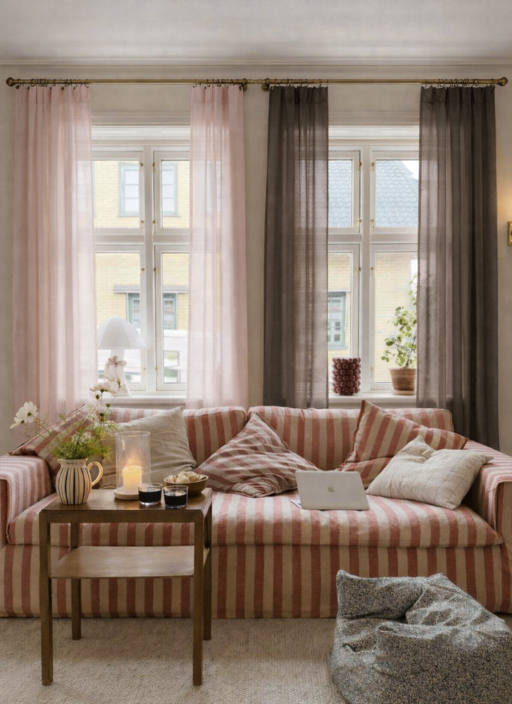 French Sheer Drapes Sheer Curtain for Living Room