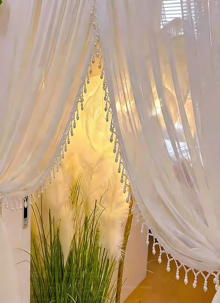 French Romantic Pearl Curtain