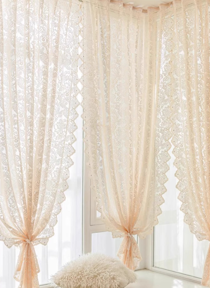 Antique French Lace Curtains