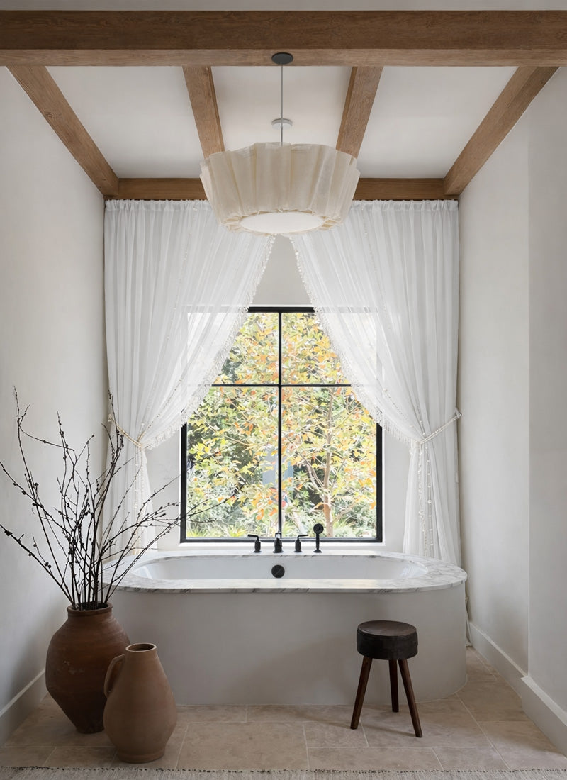 French Romantic Pearl Curtain