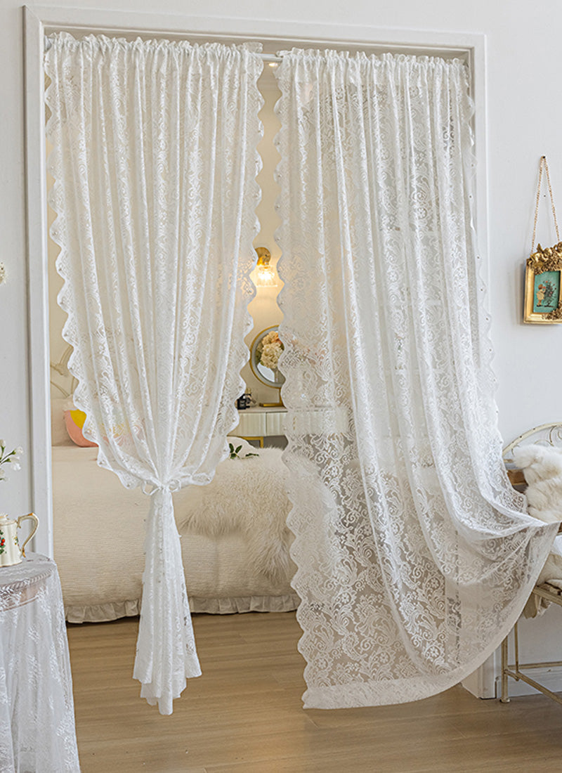 Antique French Lace Curtains