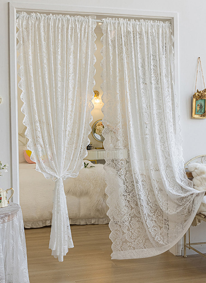 Antique French Lace Curtains