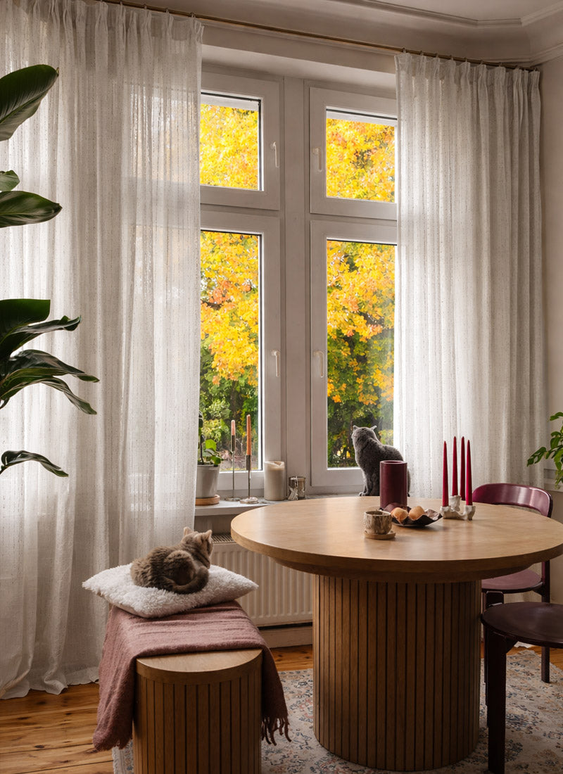 Vintage Striped Curtains