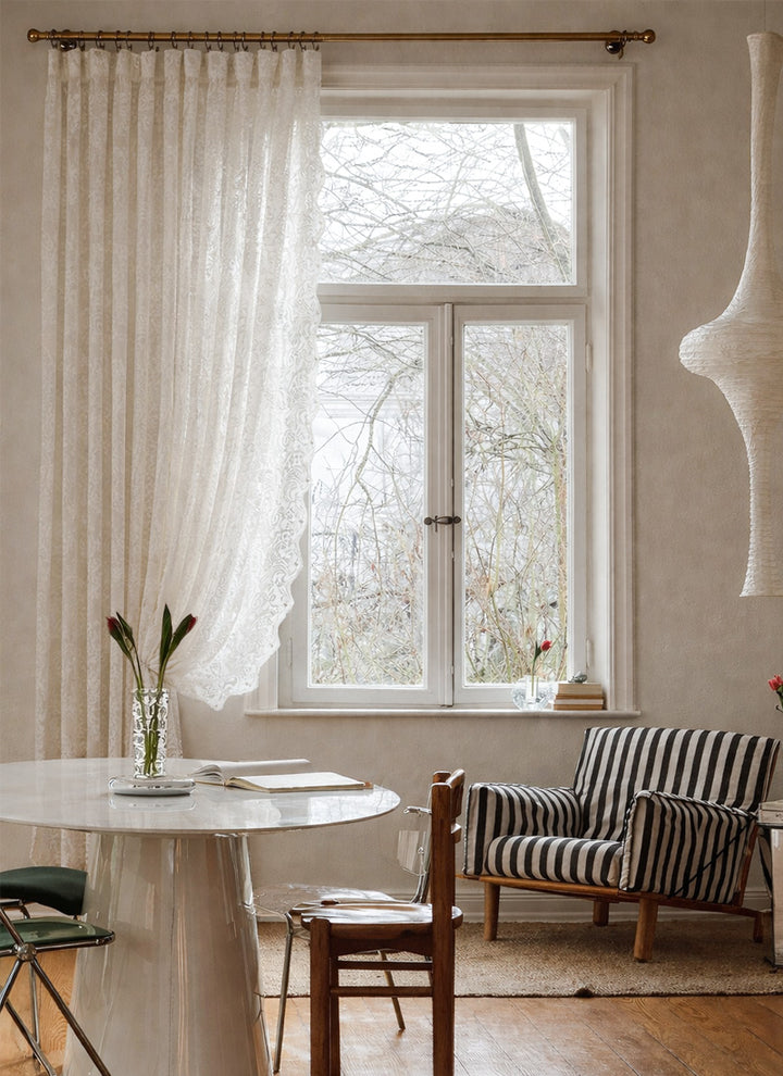 Antique French Lace Curtains