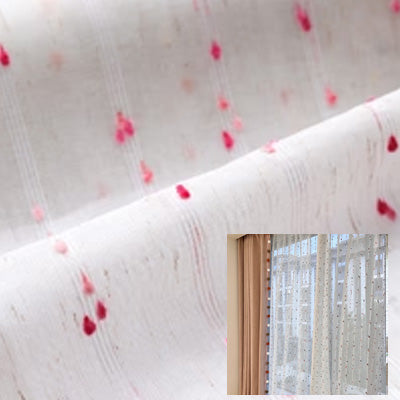 Princess Pink｜Sheer curtain fabric sample｜FS8009-24