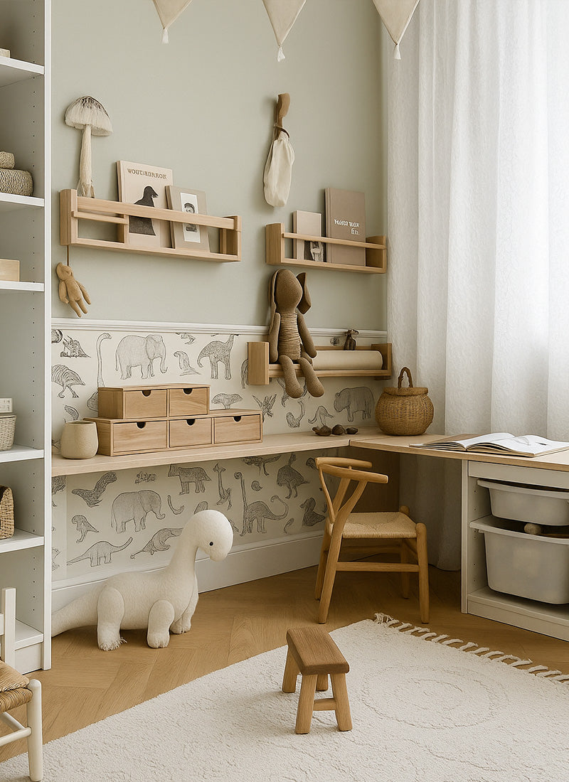 ‌Elegant Pleated Sheer Curtains