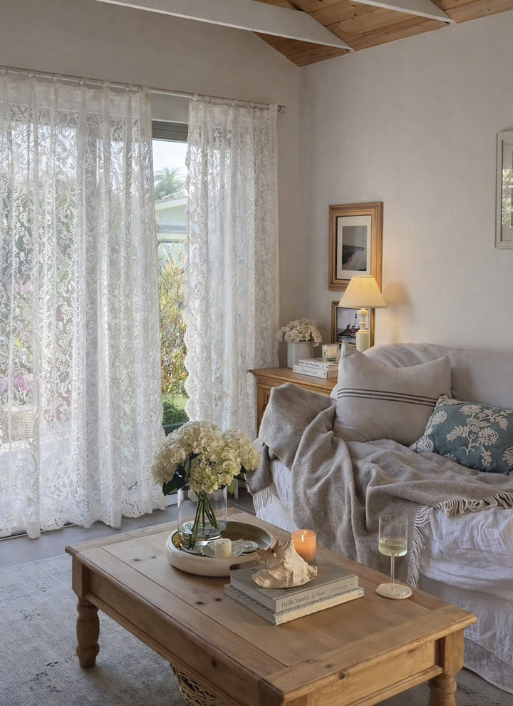 Antique French Lace Curtains