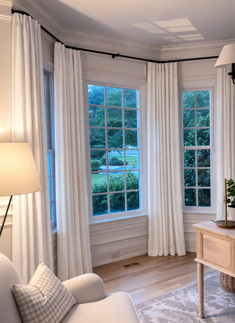 Chic Sheer Drapes Light Filtering Romantic Window Treatments