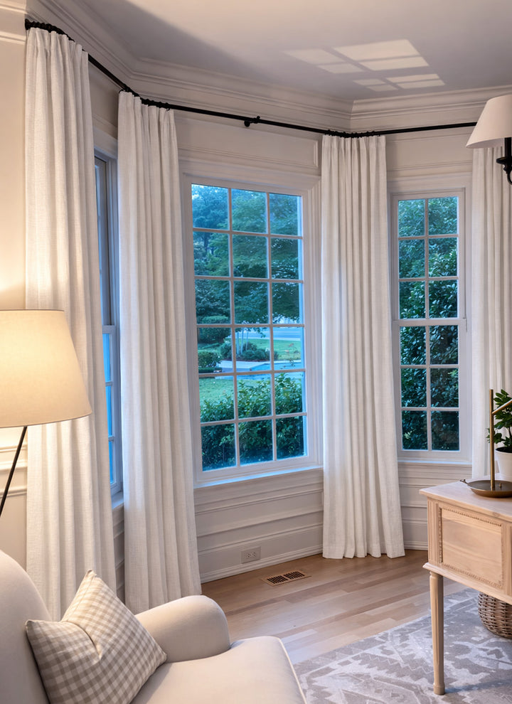 Chic Sheer Drapes Light Filtering Romantic Window Treatments