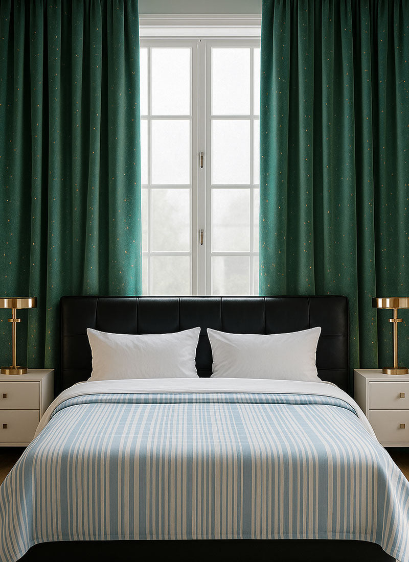 Luxury Shimmering Gold Velvet Curtains