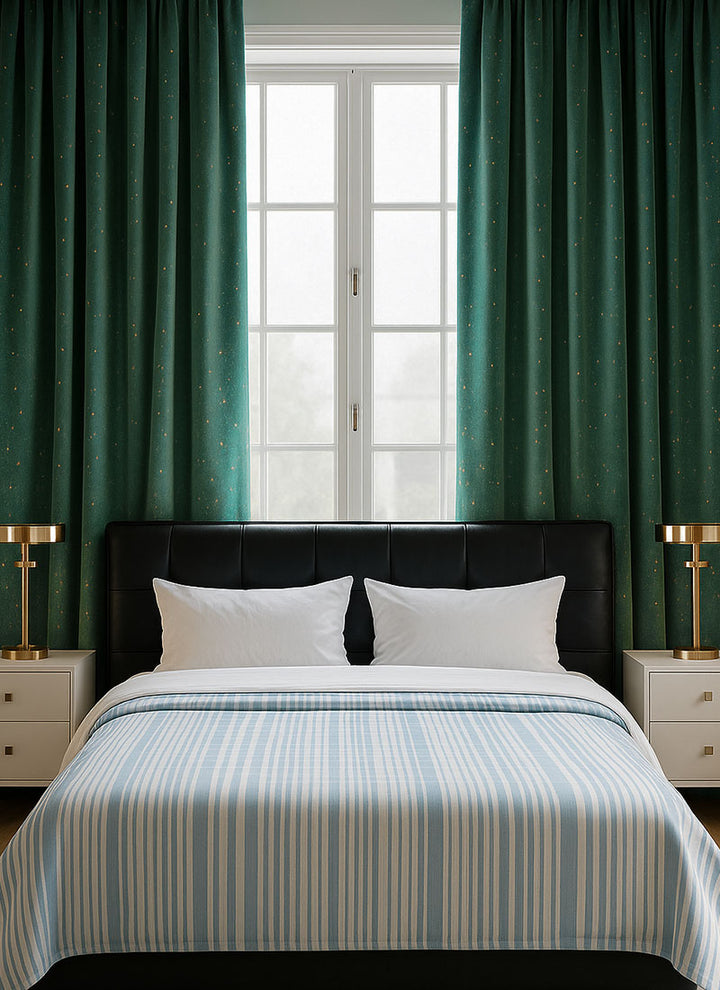 Luxury Shimmering Gold Velvet Curtains