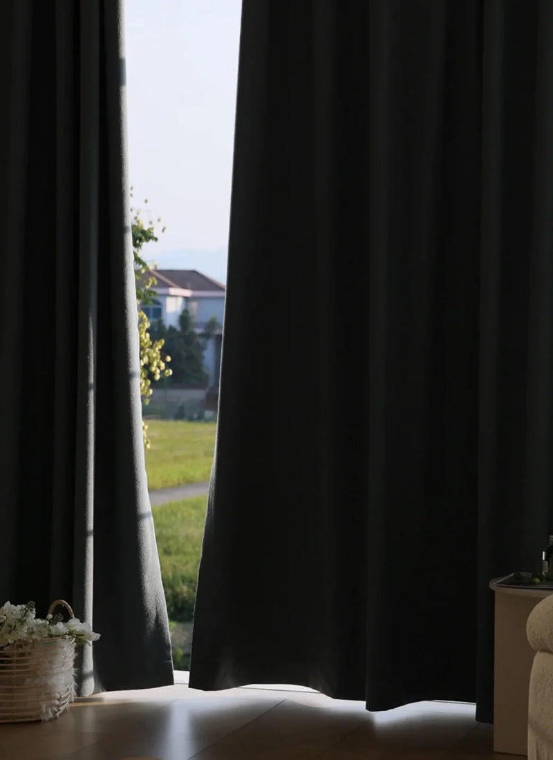 Moonlight Silk Custom Blackout Curtains