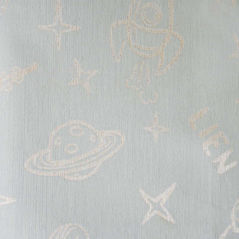 Happy Planet| Cotton curtain fabric sample|TH11