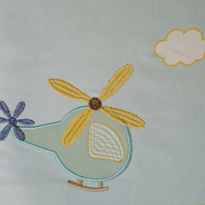 Helicopter | Cotton curtain fabric sample|TH3