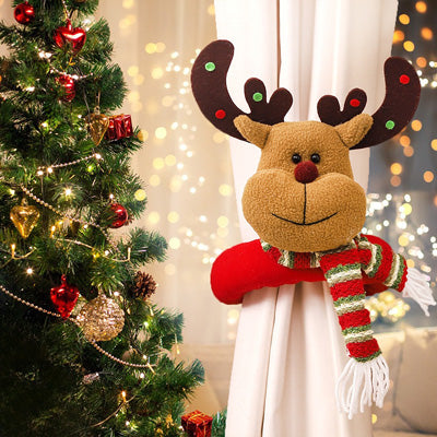 Curtain Ties Christmas Holiday Window Accessories for Home Decoration