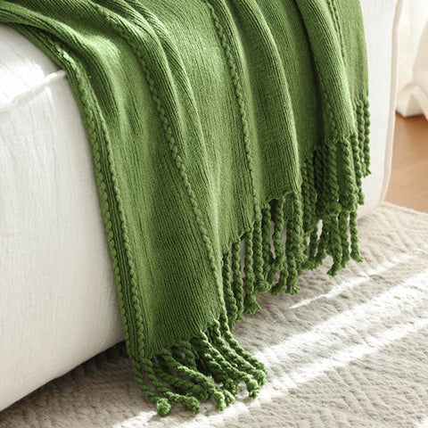 Throw Blankets Cozy Knit Holiday Christmas and Winter Home Decor