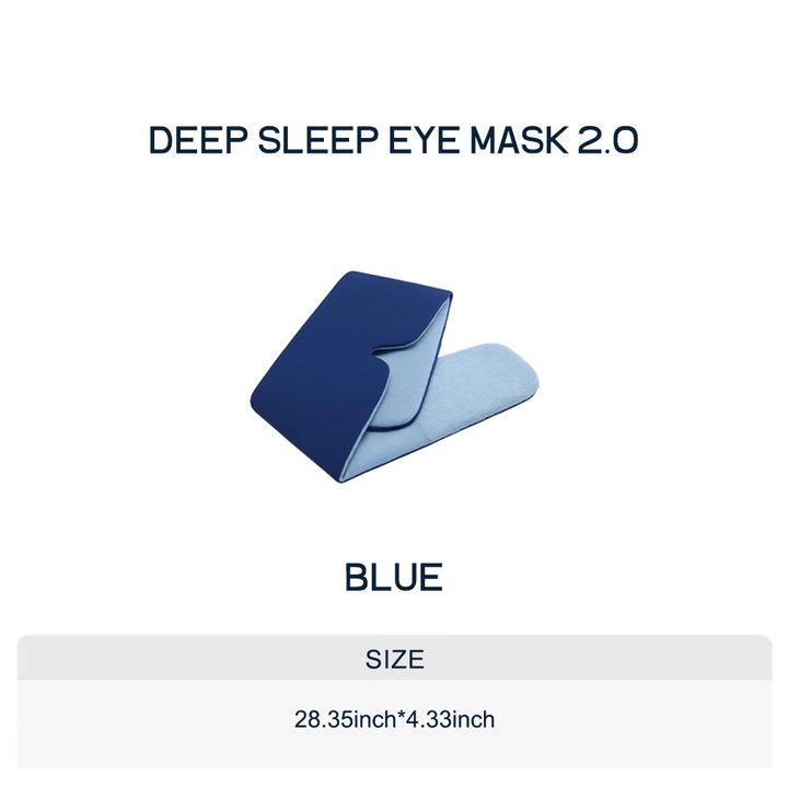 Anti-Dustmite Sleep Mask - Breathable & Machine Washable, Hypoallergenic 3D Contoured Eye Cover for Side/Back Sleepers (Single Pack)