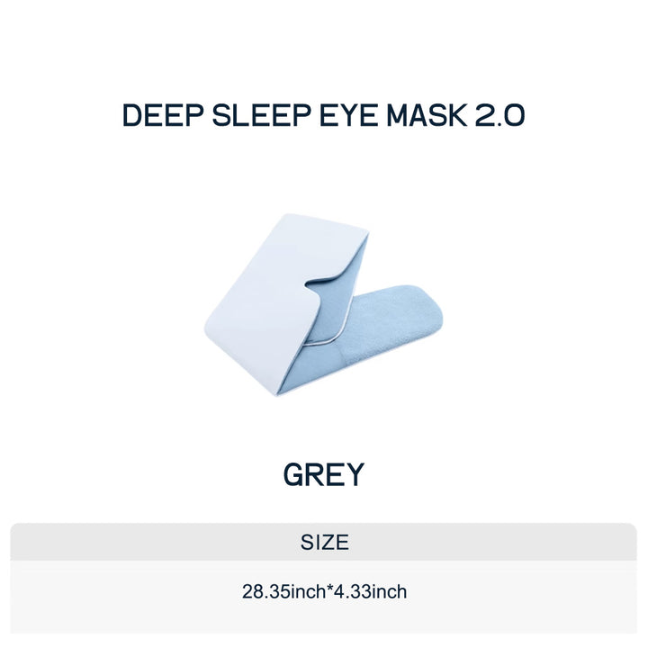 Anti-Dustmite Sleep Mask - Breathable & Machine Washable, Hypoallergenic 3D Contoured Eye Cover for Side/Back Sleepers (Single Pack)