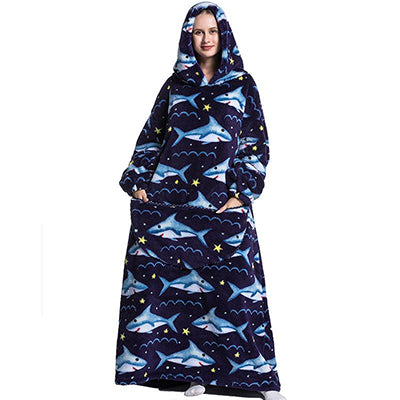 Family Christmas Pajamas——Wearable blanket