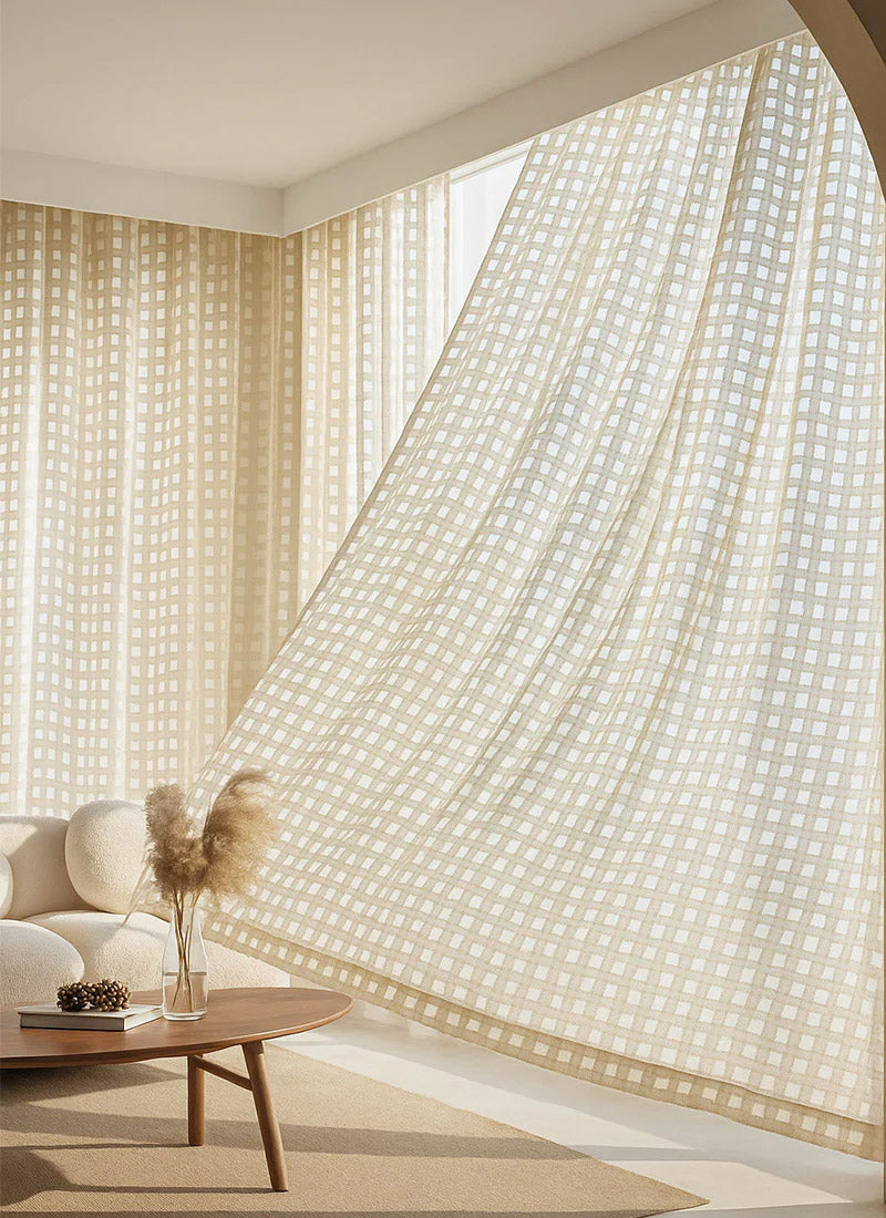 Luxury Square Sheer Curtains (non customized)