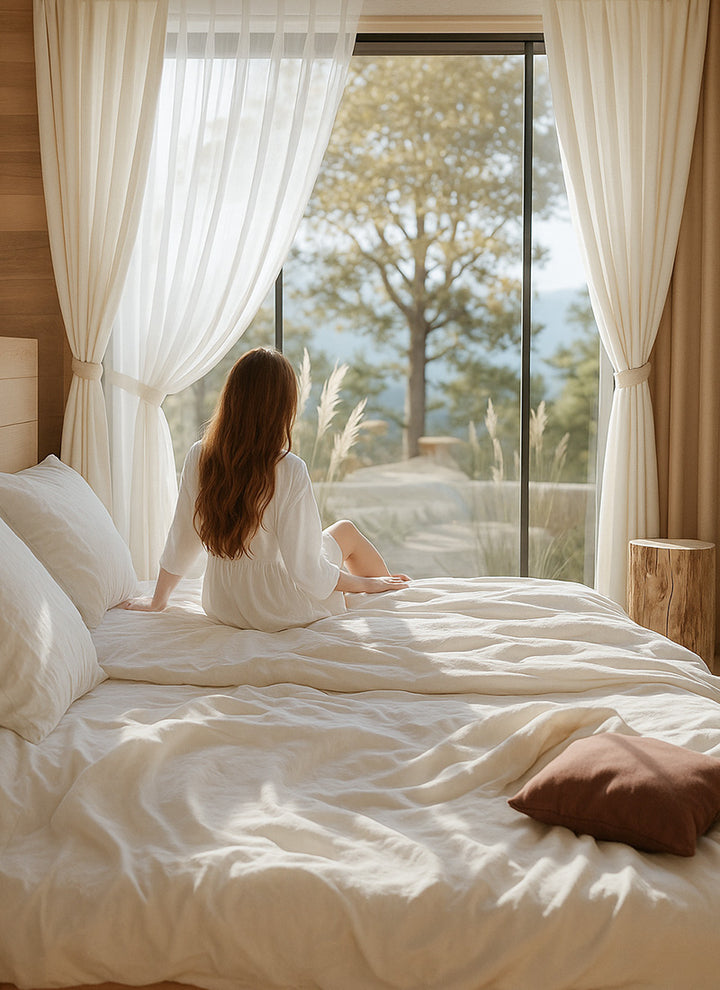 Luxury Square Sheer Curtains